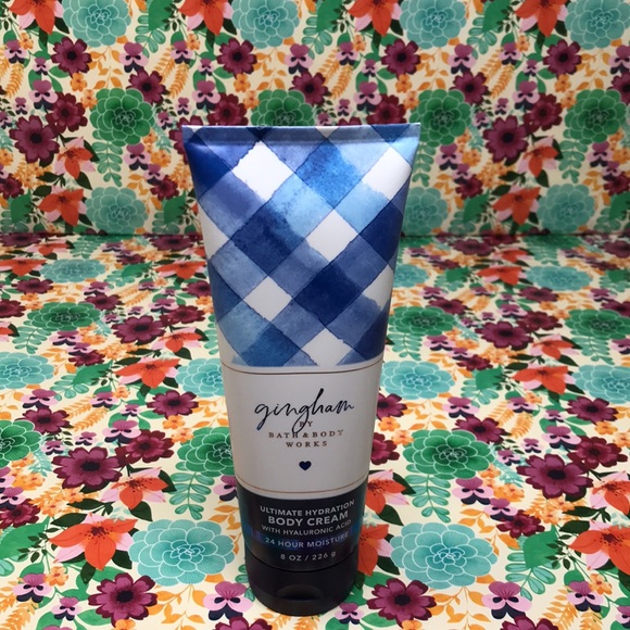 Bath & Body Works Gingham Ultimate Hydration Body Cream 8oz - Picture 3 of 5